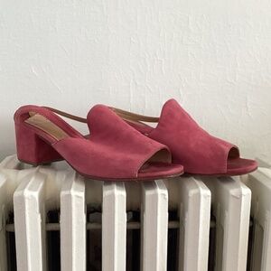 ***SOLD*** No. 6 Suede Slingback Pumps